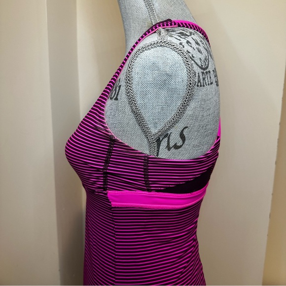 Lululemon Push Ur Limits Tank – Magenta & Plum Stripe (No Tag, Fits 4–6) - Picture 3 of 10